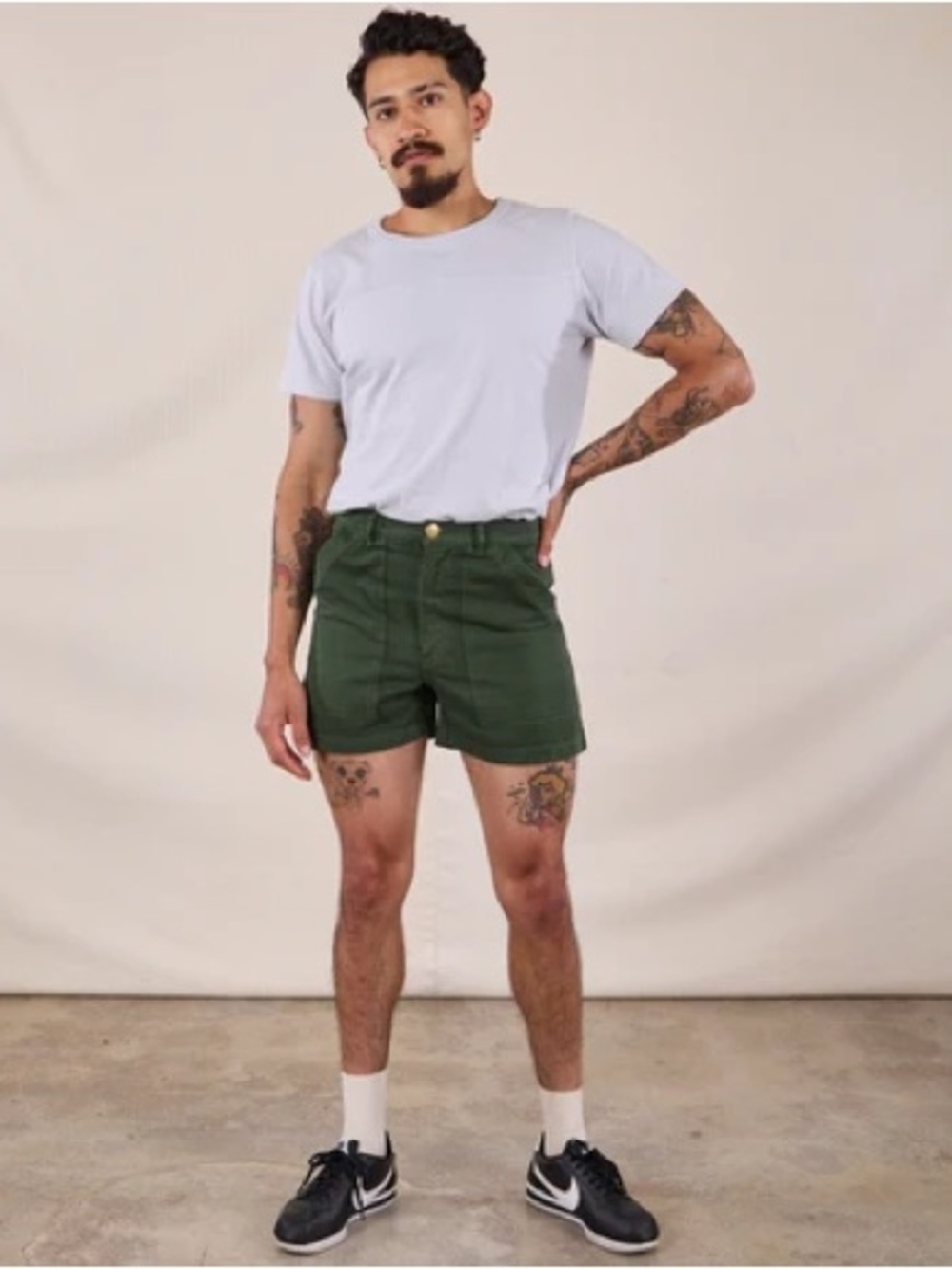 Big Bud Press Work Short Green